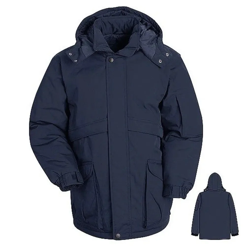 NWT Red Kap Mens JP70 Heavyweight Parka Navy Jacket Coat Medium New Work Outdoor